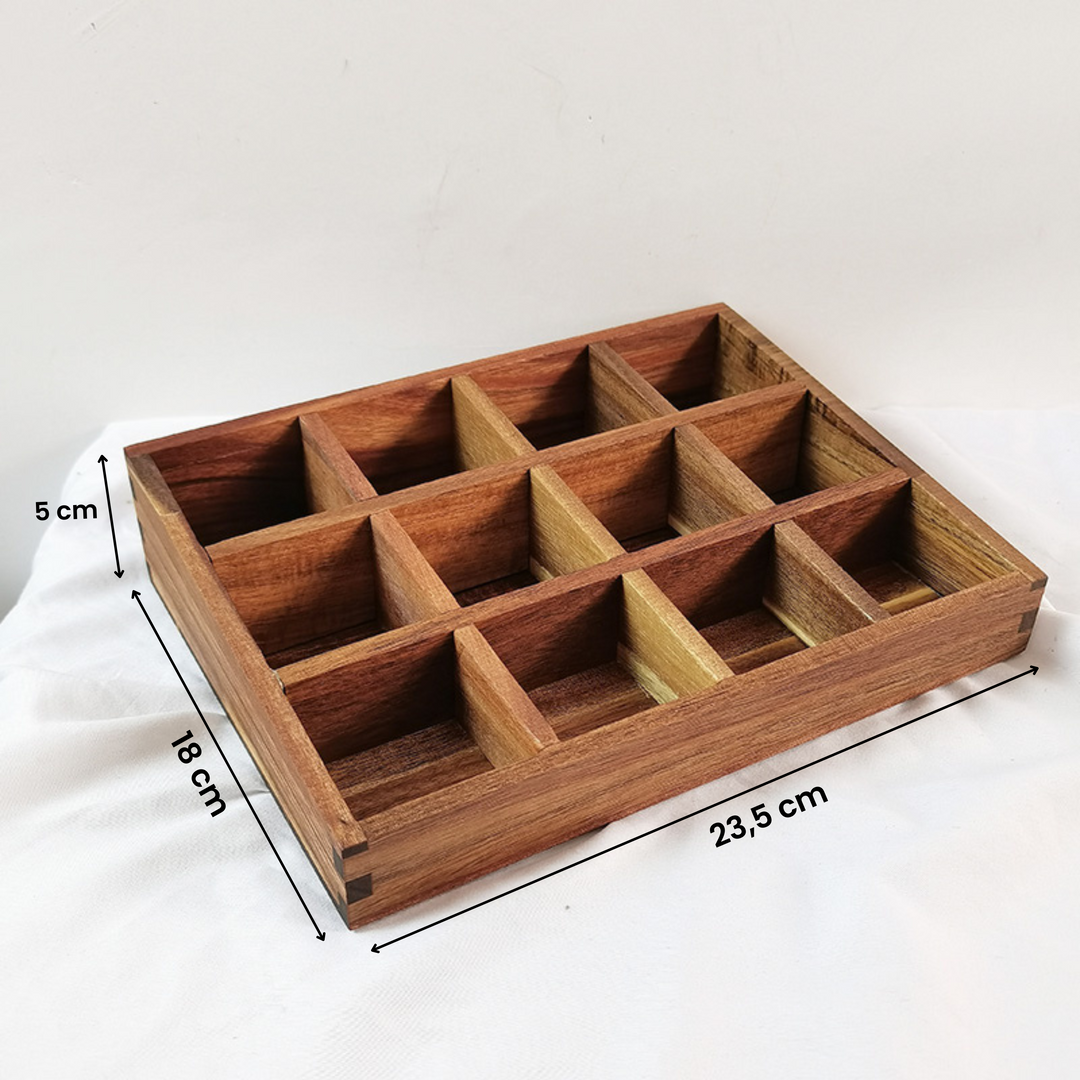 étagère pots à epices Acacia