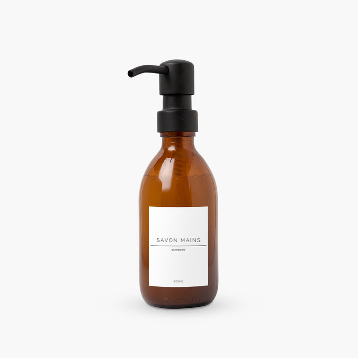 distributeur de savon ambré